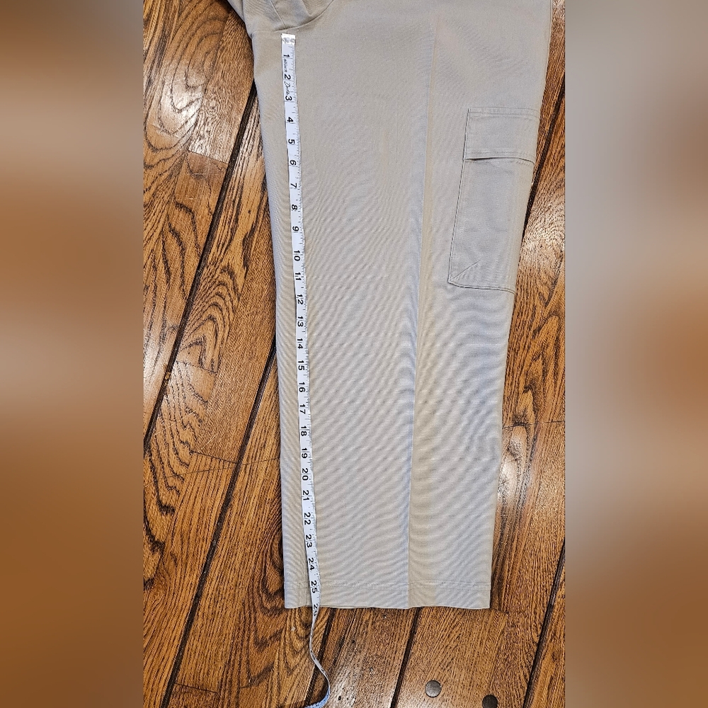 Eileen Fisher Women’s Cargo Pants Beige Wide Leg Size M - Picture 5 of 7